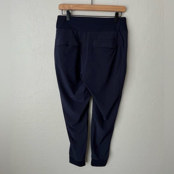Athleta soho jogger pants navy blue 6 - Picture 7 of 11